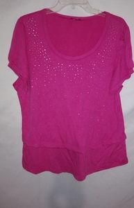 Candy Rain 2X Pink Sparkling Top Plus